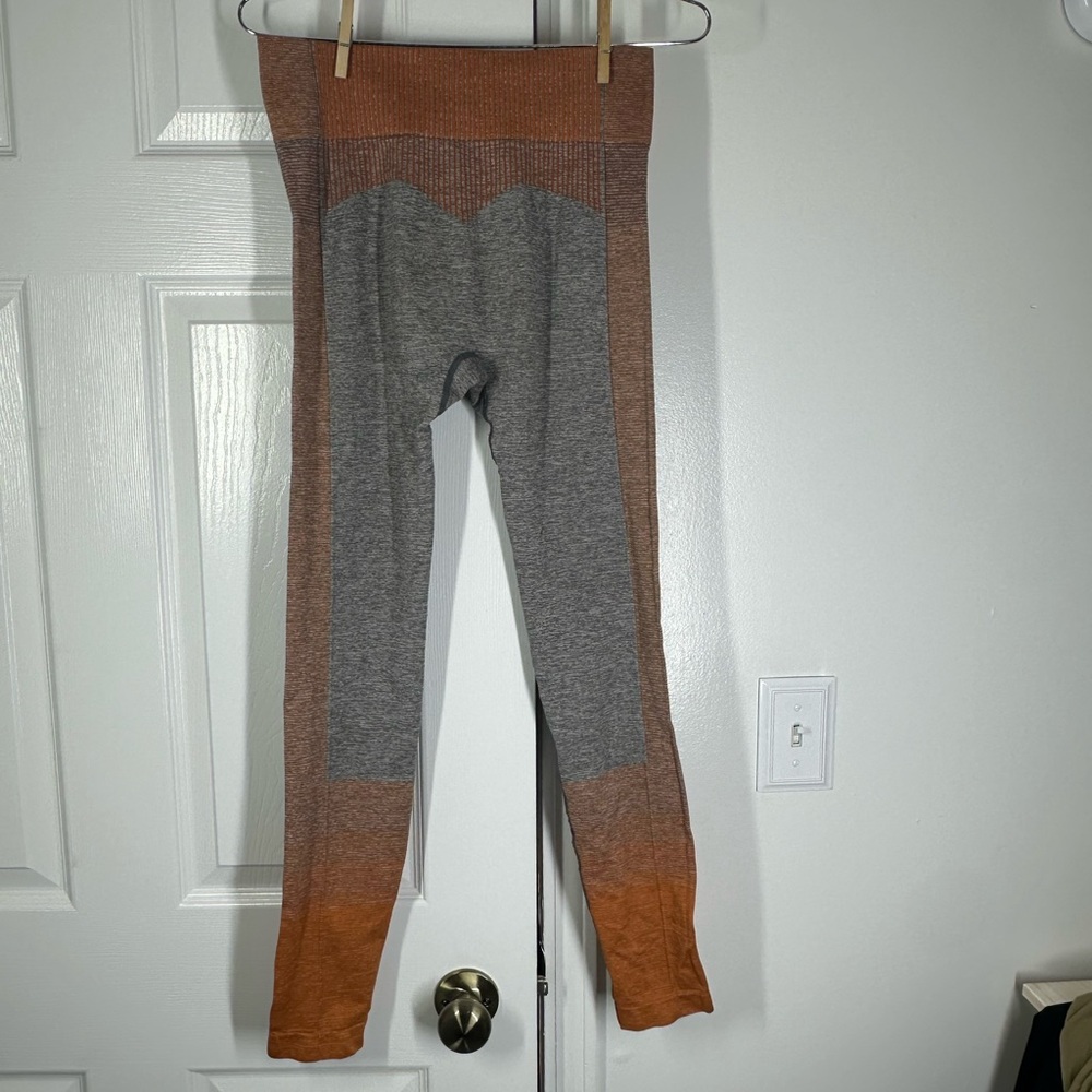 Orange, medium yoga pants